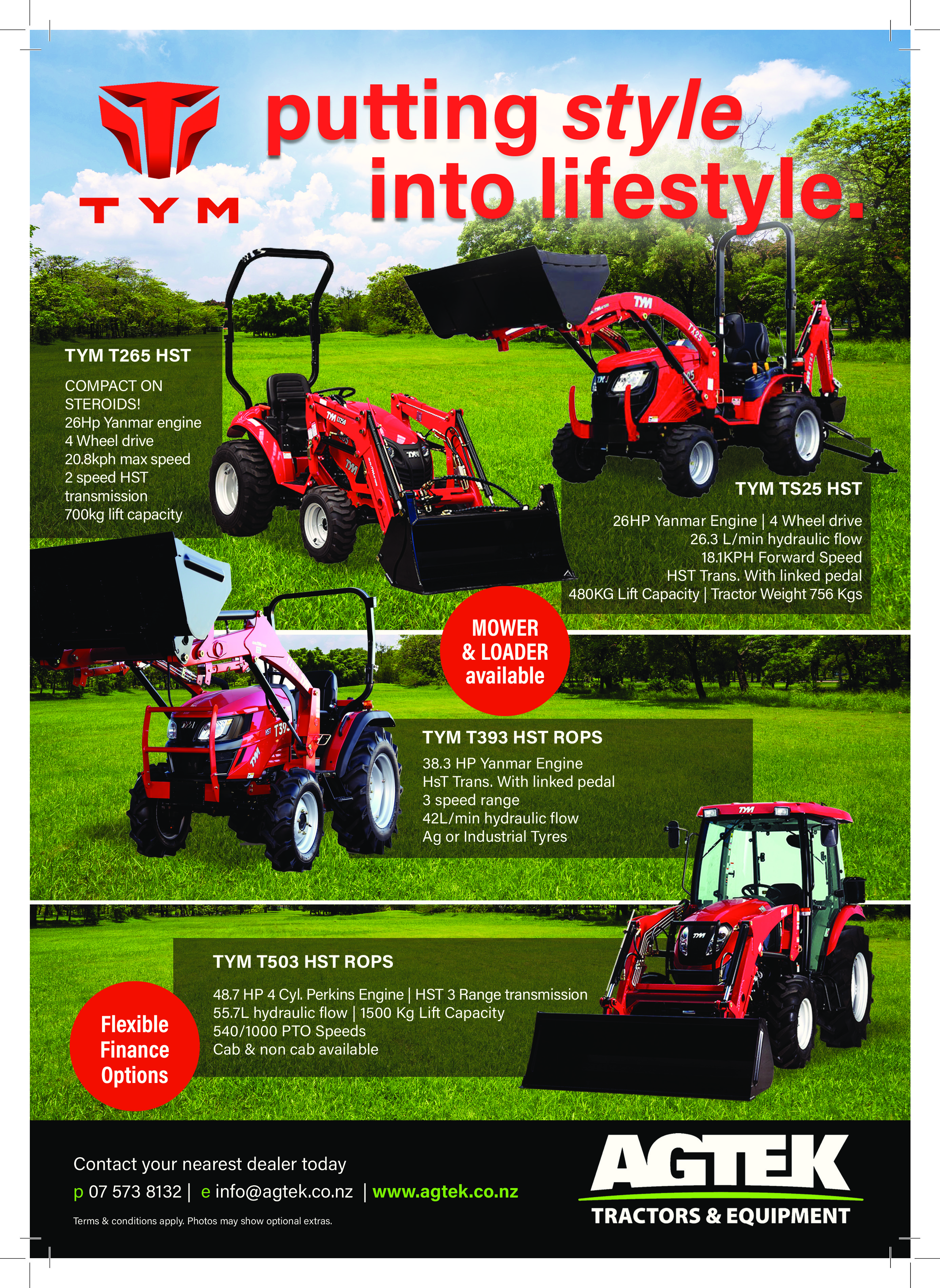 TYM Tractors: Putting the style into Lifestyle